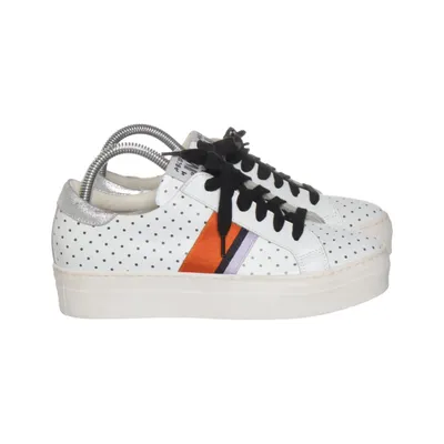 Sneakers (Vit, Svart, Silverfärgad) från Méliné Skinn