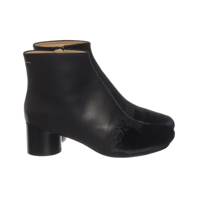 Laarzen met hak (High Heel Boots) van MM6 by Maison Margiela Leer