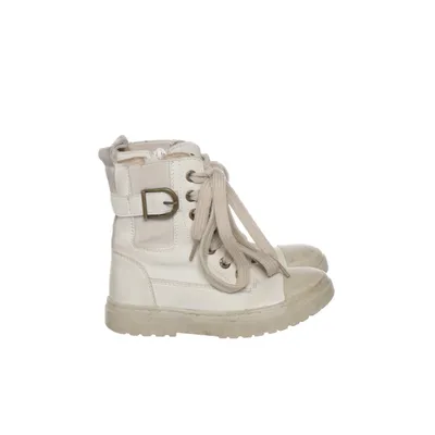 Bottes à lacets (Blanc) de Shoesme