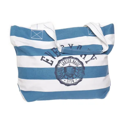 Strandtas (Wit, Blauw) van Ellos