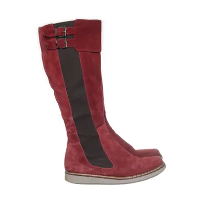 Stövlar (Röd, Brun) Mocka