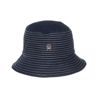 Bucket hat (Blauw, Wit) van Tommy Hilfiger Katoen