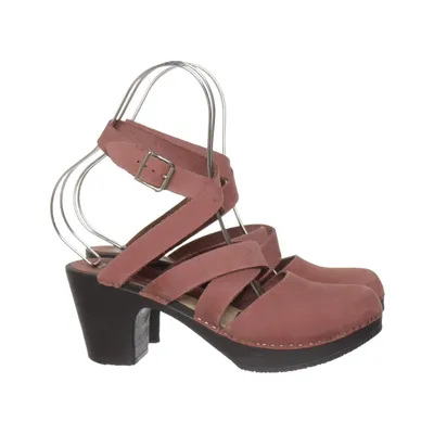 Clogs (Pink) from Calou Leather