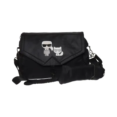Pusletaske (Sort) fra Karl Lagerfeld Kids Polyester, Viscose