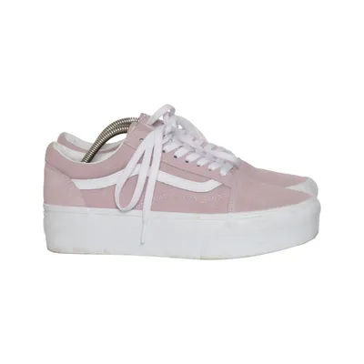 Baskets (Old Skool Platform) de Vans Cuir
