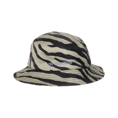 Bucket hat (Beige, Black) from On Vacation Polyester