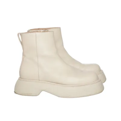 Ankle boots (Beige) from COS Leather