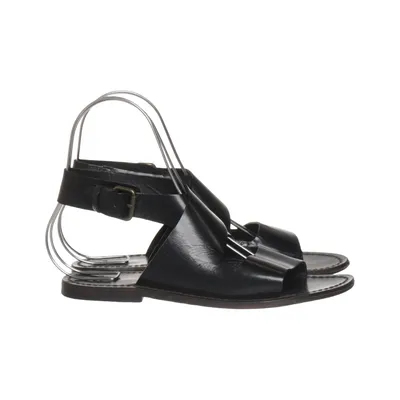 Sandalen (Zwart) van Mango Leer