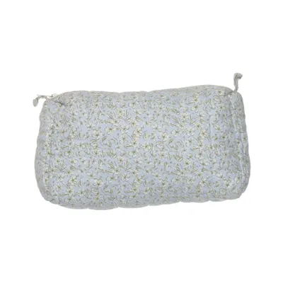 Toilettaske (Blå, Beige) fra Søstrene Grene Bomuld