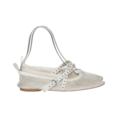 Ballet flats (White) from & Other Stories Leather