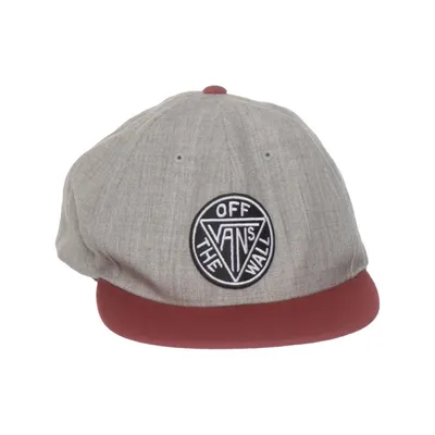 Baseball cap (Gray, Red) from Yupoong Acrylic, Wool