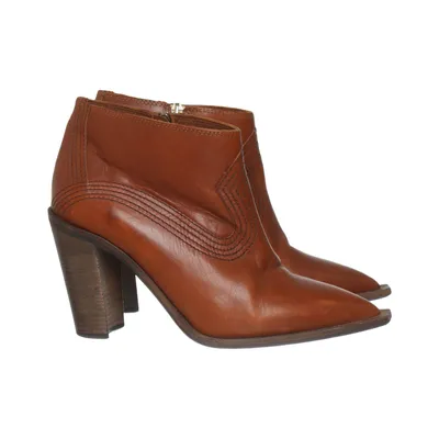 Bottes à talons (Marron) de Hugo Boss Cuir