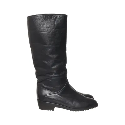 Stiefel (Schwarz) von K+S Shoes Leder, Wolle
