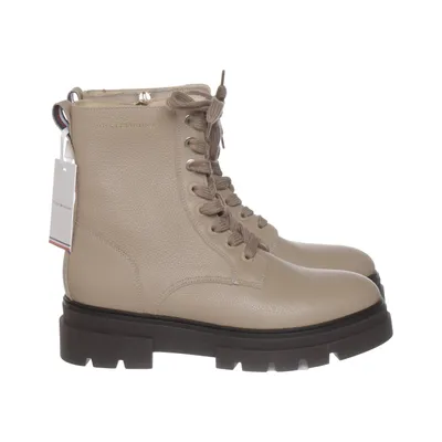 Snørestøvler (Beige) fra Tommy Hilfiger Læder