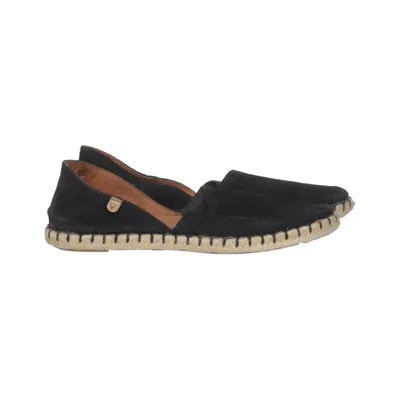 Espadrilles (Noir) de Verbenas Cuir