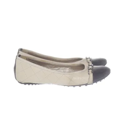 Ballerinaskor (Svart, Beige) från Novita Skinn