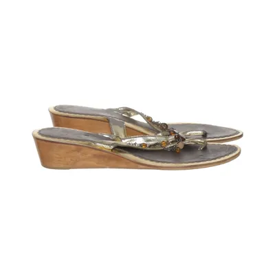 Tongs (Or, Marron) de Imagini