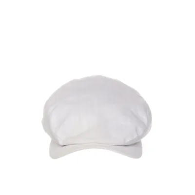 Flat cap (Vit) från Wigéns Bomull, Linne, Polyester
