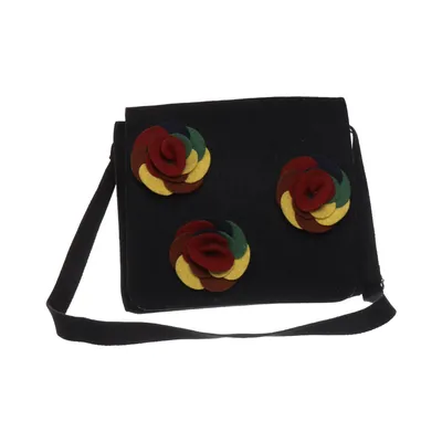Shoulder-bag (Black, Multicolored) from Berkemann