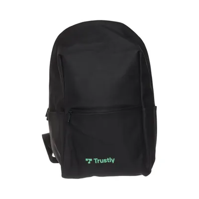 Backpack (Black) from Trust Polyester, Polyurethane