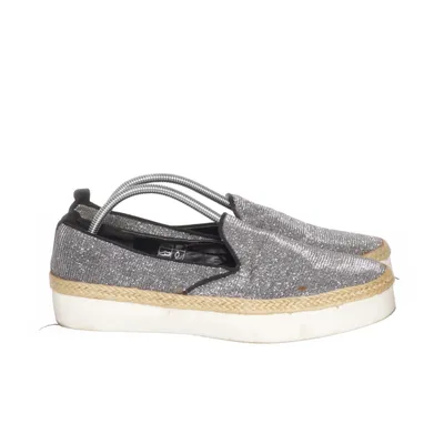 Loafers (Silver) from Funky Shoes