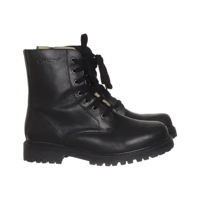 Bottes à lacets (Noir) de Cinnamon Cuir