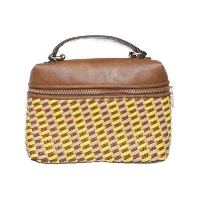 Handtasche (Braun, Gelb, Beige) von Anya Hindmarch
