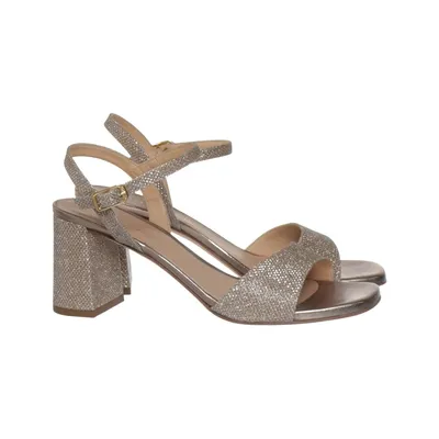 High heel sandals (Silver, Gold) from Unisa Leather