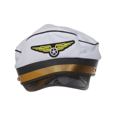 Chapeau de capitaine (Blanc, Noir, Jaune)