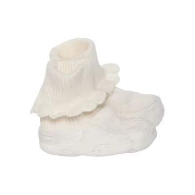 Baby booties (White) from H&M Cotton
