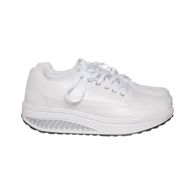 Sneakers (Wit) van Lesara Leer