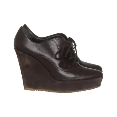 Chaussure compensées (Marron) de Castañer Cuir