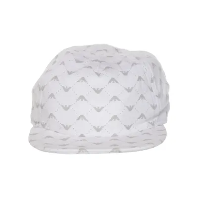 Cap (White, Gray) from Armani Baby