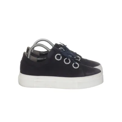 Sneakers (Black, White) from Kennel & Schmenger Faux suede