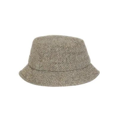 Mössa (Brun) från Harris Tweed Ull