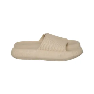 Slip-ins (Beige) van Happy Flops Polyurethaan