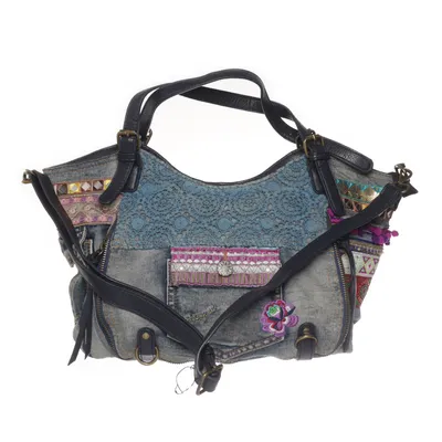 Axelremsväska (Blå, Flerfärgad) från Desigual Bomull, Polyester, Polyuretan