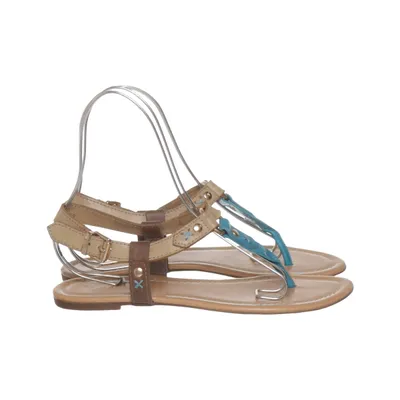 Sandalen (Beige, Braun, Türkis) von Graceland Leder