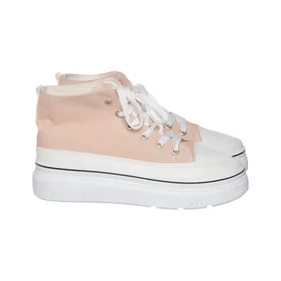 Canvas schoenen (Roze, Wit) van Renda Leer