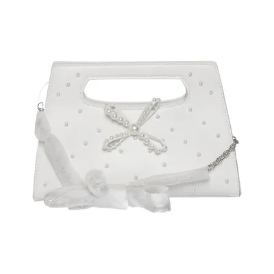 Shoulder-bag (White) from Steve Madden Faux leather