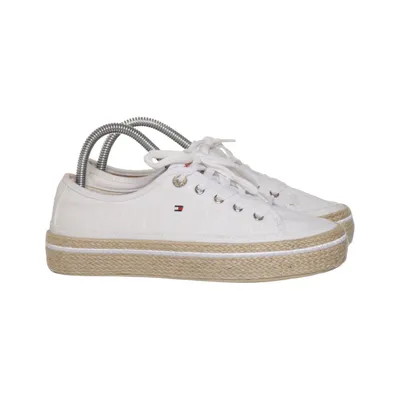 Canvas schoenen (Wit, Beige) van Tommy Hilfiger