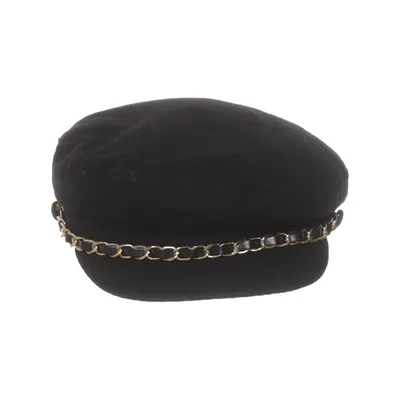 Schipperspet (Zwart) van Zara Accessories Polyester, Wol