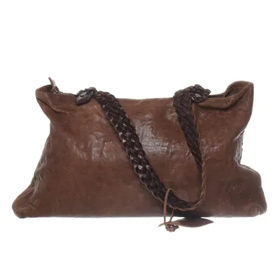 Handbag (Brown) from Bottega21 Leather