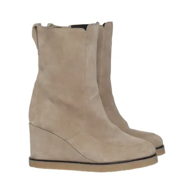 Bottes (Beige) de Floris Van Bommel Cuir