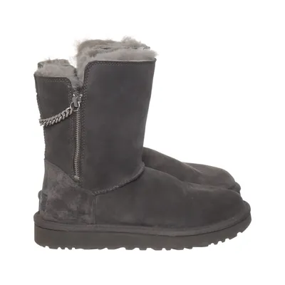 Ankle boots (Classic Short Sparkle Zip) from UGG Suede