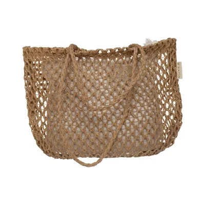Strandväska (Beige, Guldfärgad) från NUXE Bomull, Polyester