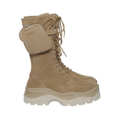 Laarzen (Beige) van Bronx Leer