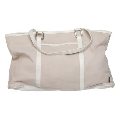 Canvas bag (Beige, White) from Calvin Klein