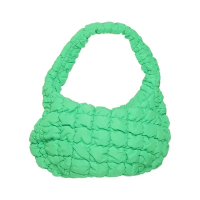 Schoudertas (Groen) van COS Polyester, Katoen