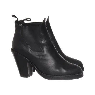 Chelsea boots (Zwart) van Acne Leer